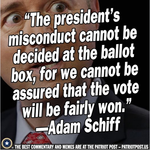Adam Schiff, Senate Floor